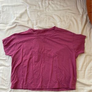 Lululemon crop tee (Kate) size 4